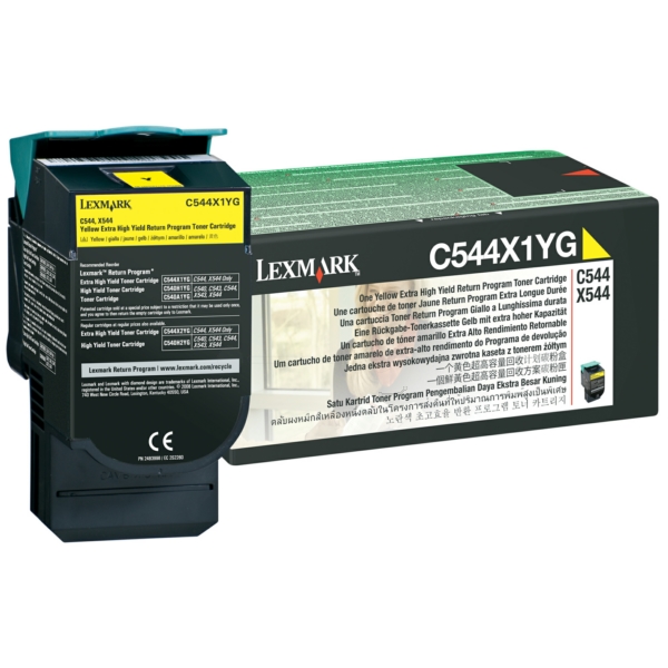 Cartuccia Toner Lexmark C544X1YG