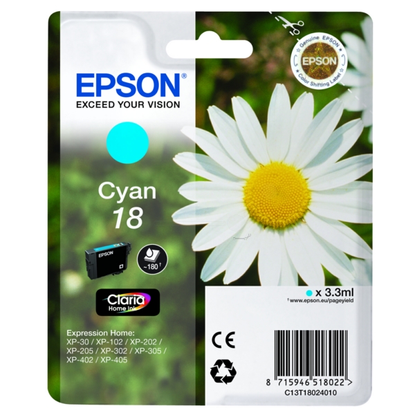 Cartuccia Inkjet Epson C 13 T 18024010