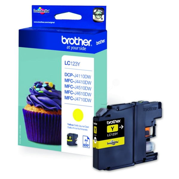 Cartuccia Inkjet Brother LC-123 Y