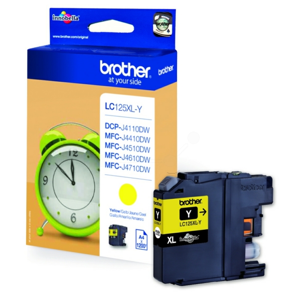 Cartuccia Inkjet Brother LC-125 XL Y