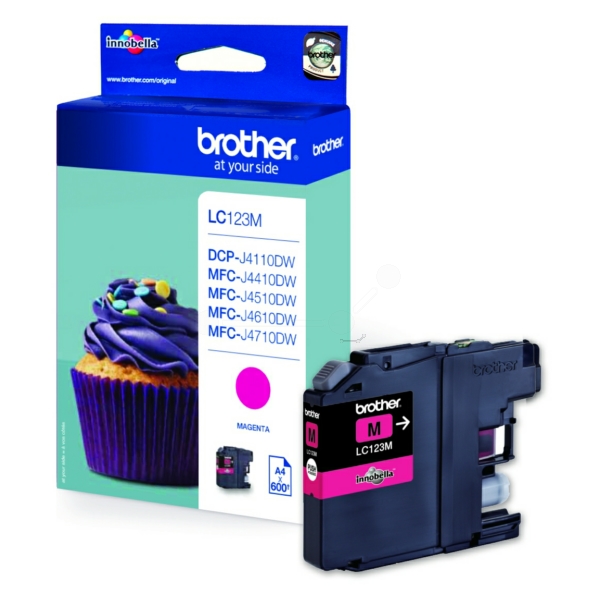 Cartuccia Inkjet Brother LC-123 M