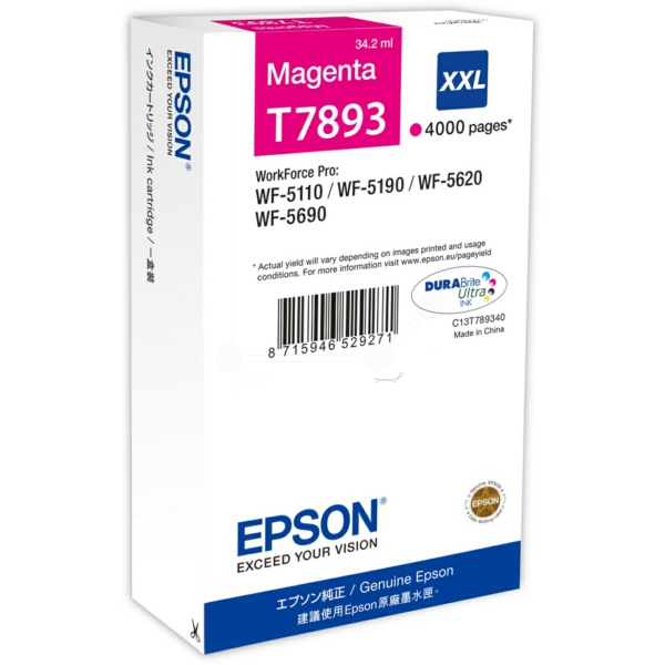 Cartuccia Inkjet Epson C 13 T 789340