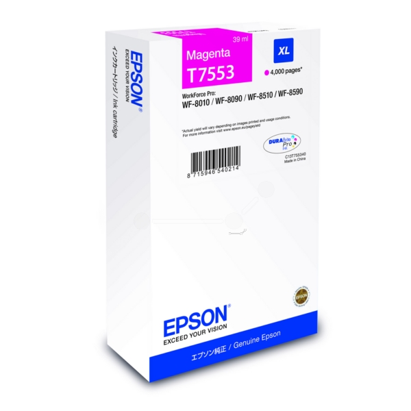 Cartuccia Inkjet Epson C 13 T 755340