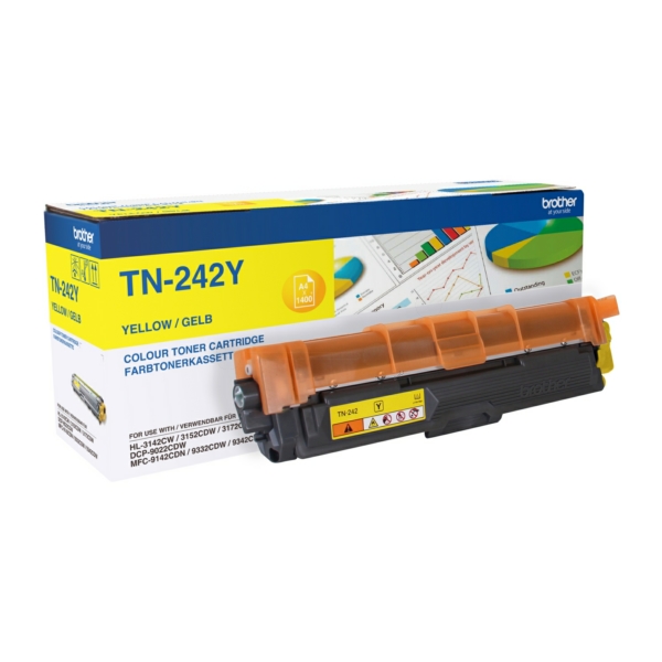 Cartuccia Toner Brother TN-242 Y