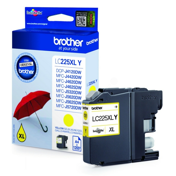 Cartuccia Inkjet Brother LC-225 XL Y