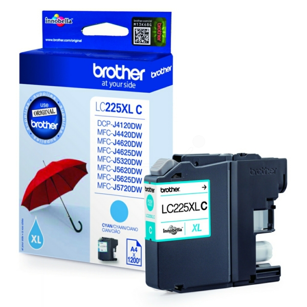 Cartuccia Inkjet Brother LC-225 XL C