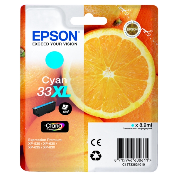 Cartuccia Inkjet Epson C 13 T 33624010