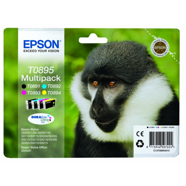 Cartuccia Inkjet Epson C 13 T 08954011